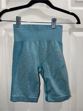 Gymshark flex Teal Seamless Athletic Shorts